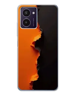 Чохол для HMD Pulse Pro з картинкою «Помаранчевий розлом»