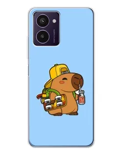 Чохол для HMD Pulse Pro з картинкою «Капібара на скейті»