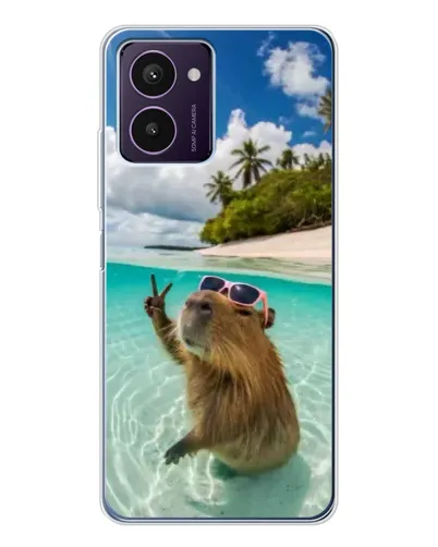 Чохол для HMD Pulse Pro з картинкою «Капібара на морі» Чохол для HMD Pulse Pro з картинкою «Капібара на морі»