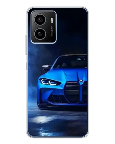 Чохол для HMD Pulse з картинкою «Блакитна BMW M4»