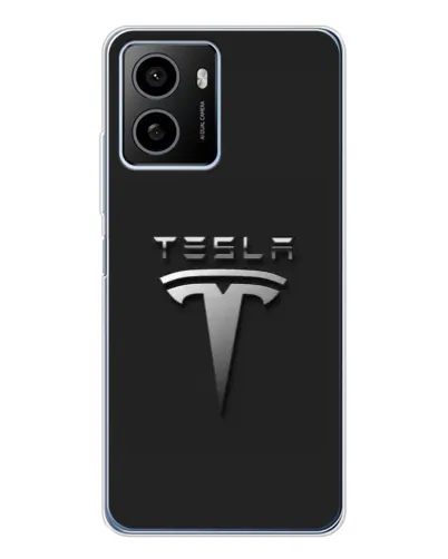 Чохол для HMD Pulse з картинкою «Сталевий логотип Tesla» Чохол для HMD Pulse з картинкою «Сталевий логотип Tesla»