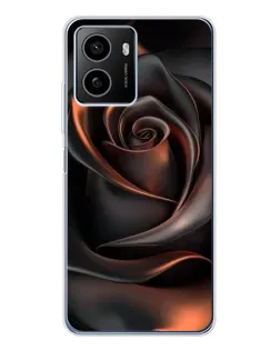 Чохол для HMD Pulse з картинкою «Шовкова чорна троянда»