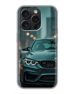 Чохол для HMD Vibe 2 Pro з картинкою «BMW у вогнях міста»