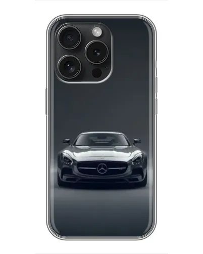 Чехол для HMD Vibe 2 Pro с картинкой «Mercedes на черном» Чехол для HMD Vibe 2 Pro с картинкой «Mercedes на черном»