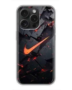 Чехол для HMD Vibe с картинкой «Nike — эффект разломов»
