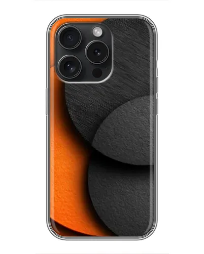 Чехол для HMD Vibe с картинкой «Геометрия оранжевых кругов» Чехол для HMD Vibe с картинкой «Геометрия оранжевых кругов»