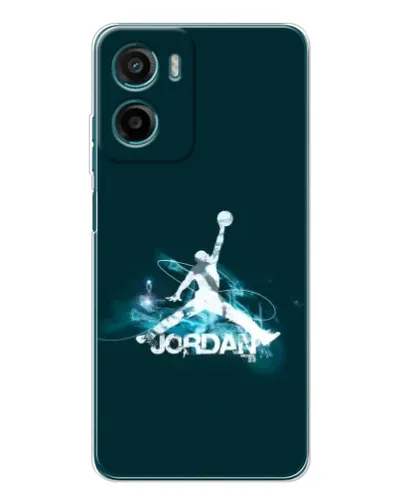 Чехол для HMD Vibe2 с картинкой «Jordan Blue Fire»