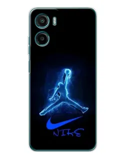 Чохол для HMD Vibe2 з картинкою «Jordan Neon Blue»