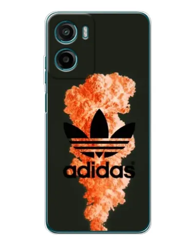 Чехол для HMD Vibe2 с картинкой «Оранжевый дым Adidas»