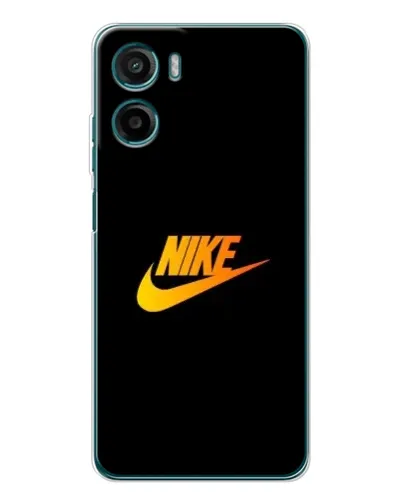 Чехол для HMD Vibe2 с картинкой «Золотой логотип Nike»