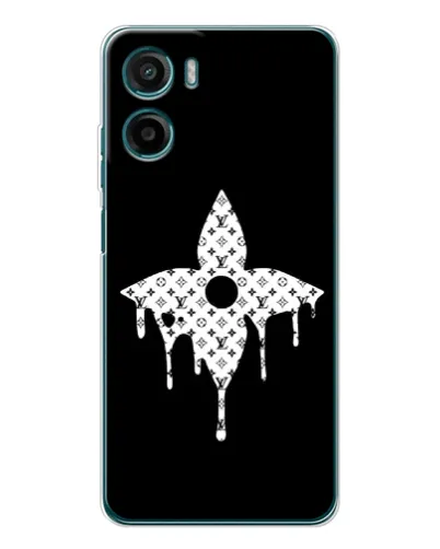 Чехол для HMD Vibe2 с картинкой «Цветочная монограмма»
