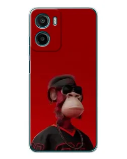 Чехол для HMD Vibe2 с картинкой «Bored Ape в красном»