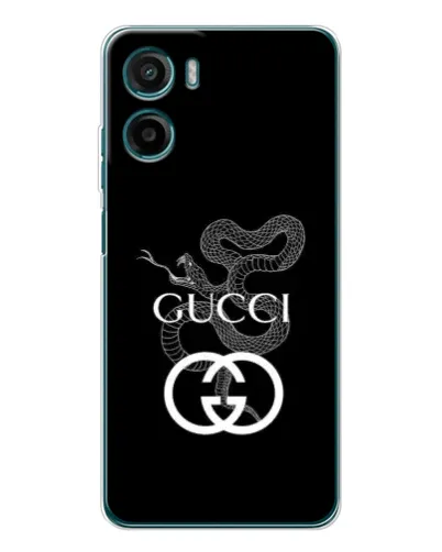 Чехол для HMD Vibe2 с картинкой «Gucci — серебряная змея» Чехол для HMD Vibe2 с картинкой «Gucci — серебряная змея»