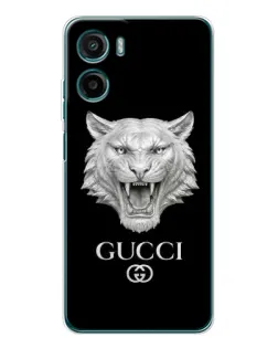 Чохол для HMD Vibe2 з картинкою «Gucci — срібний лев»