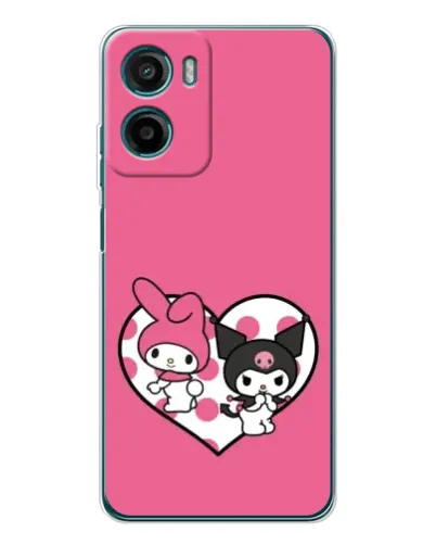 Чехол для HMD Vibe2 с картинкой «Kuromi и My Melody»
