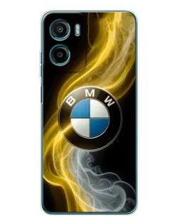 Чохол для HMD Vibe2 з картинкою «Золотистий дим BMW»