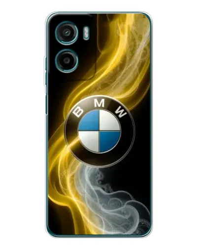 Чехол для HMD Vibe2 с картинкой «Золотистый дым BMW» Чехол для HMD Vibe2 с картинкой «Золотистый дым BMW»
