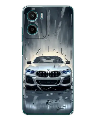 Чехол для HMD Vibe2 с картинкой «BMW в свете фар» Чехол для HMD Vibe2 с картинкой «BMW в свете фар»