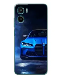 Чохол для HMD Vibe2 з картинкою «Блакитна BMW M4»