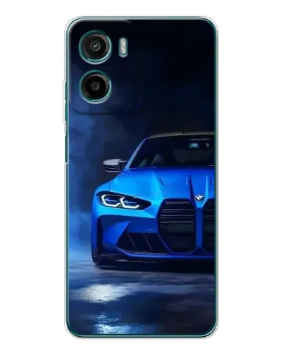 Чехол для HMD Vibe2 с картинкой «Голубая BMW M4» Чехол для HMD Vibe2 с картинкой «Голубая BMW M4»