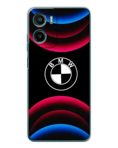 Чехол для HMD Vibe2 с картинкой «Логотип BMW и неоновые дуги» Чехол для HMD Vibe2 с картинкой «Логотип BMW и неоновые дуги»