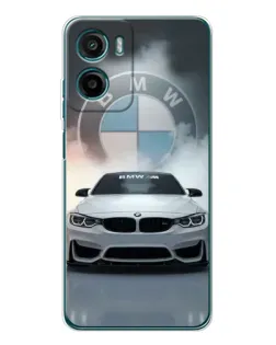 Чохол для HMD Vibe2 з картинкою «BMW в білому диму»