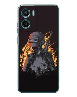 Чохол для HMD Vibe2 з картинкою «PUBG — вогняний силует»