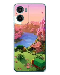 Чохол для HMD Vibe2 з картинкою «Рожеве дерево Minecraft»