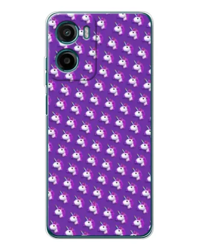 Чехол для HMD Vibe2 с картинкой «Единороги на фиолетовом»