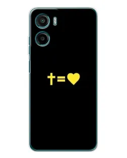 Чохол для HMD Vibe2 з картинкою «Серце та Хрест»