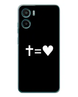 Чохол для HMD Vibe2 з картинкою «Хрест та Серце»
