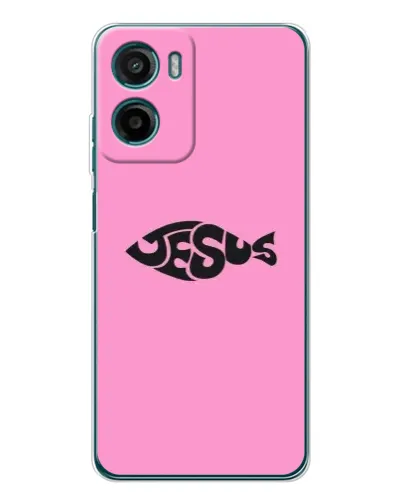 Чохол для HMD Vibe2 з картинкою «Рожевий символ Jesus» Чохол для HMD Vibe2 з картинкою «Рожевий символ Jesus»