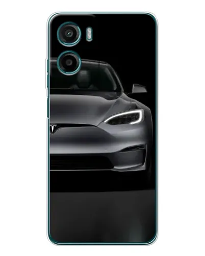 Чехол для HMD Vibe2 с картинкой «Tesla Model S Look» Чехол для HMD Vibe2 с картинкой «Tesla Model S Look»