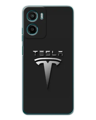 Чехол для HMD Vibe2 с картинкой «Стальной логотип Tesla» Чехол для HMD Vibe2 с картинкой «Стальной логотип Tesla»