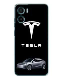 Чехол для HMD Vibe2 с картинкой «Tesla Model Y»