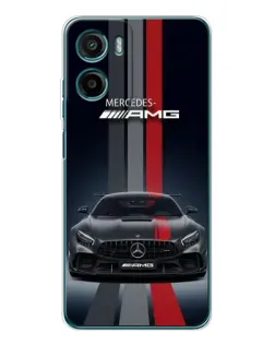 Чохол для HMD Vibe2 з картинкою «Mercedes — білий карбон» Чохол для HMD Vibe2 з картинкою «Mercedes — білий карбон»
