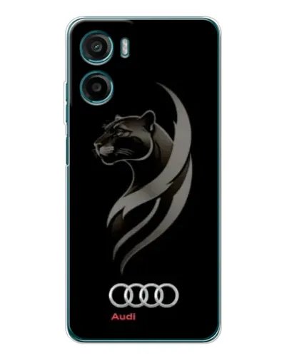 Чехол для HMD Vibe2 с картинкой «Графика — пантера и Audi» Чехол для HMD Vibe2 с картинкой «Графика — пантера и Audi»