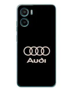 Чехол для HMD Vibe2 с картинкой «Audi — золотой логотип»