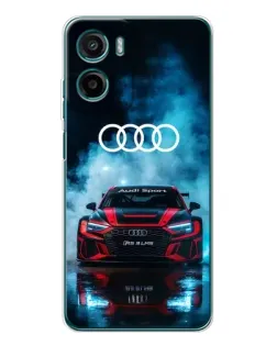 Чехол для HMD Vibe2 с картинкой «Audi Sport — неон»