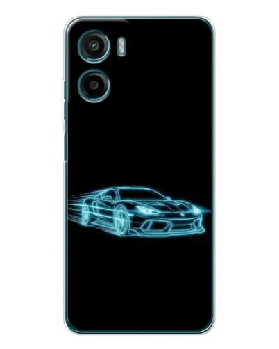 Чехол для HMD Vibe2 с картинкой «Неоновый контур Lamborghini» Чехол для HMD Vibe2 с картинкой «Неоновый контур Lamborghini»