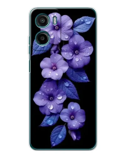 Чехол для HMD Vibe2 с картинкой «Фиолетовые цветы с росою» Чехол для HMD Vibe2 с картинкой «Фиолетовые цветы с росою»
