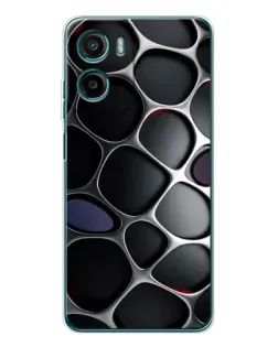 Чохол для HMD Vibe2 з картинкою «Об'ємна темна решітка»