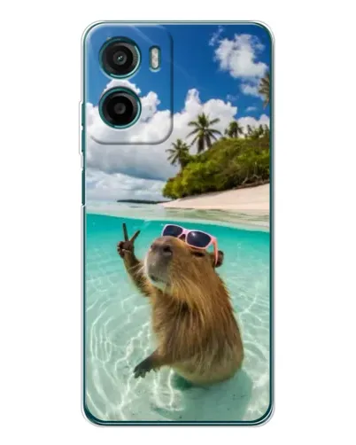 Чехол для HMD Vibe2 с картинкой «Капибара на море» Чехол для HMD Vibe2 с картинкой «Капибара на море»