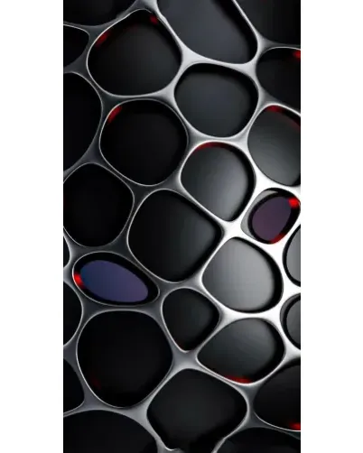 Чехол для HMD с картинкой «Объемная темная решетка»