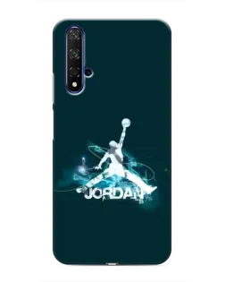 Чохол для Huawei Honor 20 з картинкою «Jordan Blue Fire»
