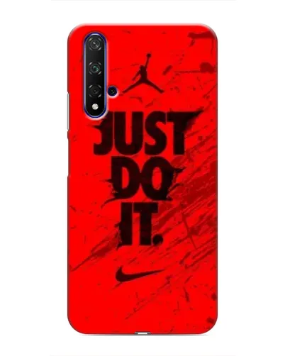 Чохол для Huawei Honor 20 з картинкою «Nike Just Do It» Чохол для Huawei Honor 20 з картинкою «Nike Just Do It»