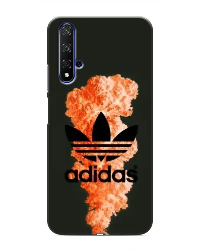 Чохол для Huawei Honor 20 з картинкою «Помаранчевий дим Adidas»
