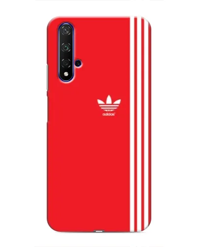 Чохол для Huawei Honor 20 з картинкою «Червоний мінімалізм Adidas»