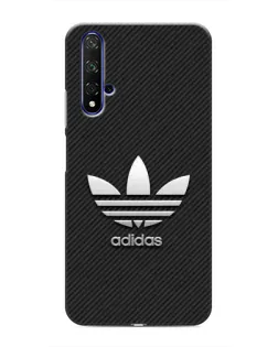 Чохол для Huawei Honor 20 з картинкою «Adidas Карбонова текстура»