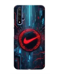 Чохол для Huawei Honor 20 з картинкою «Техногенний стиль Nike»